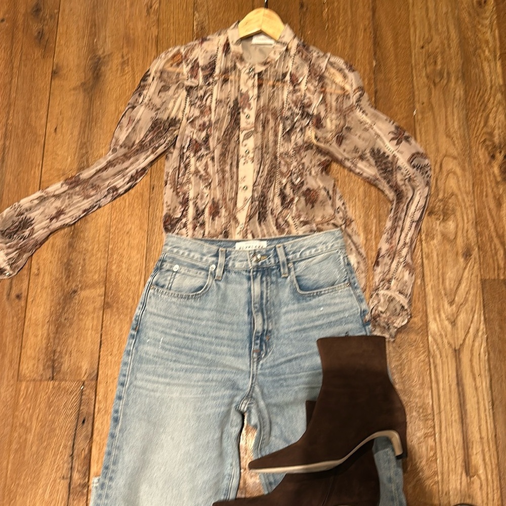 Zimmermann silk blouse